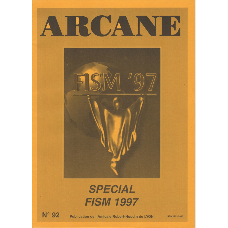 Arcane n°92 octobre 1998 Spécial FISM 1997